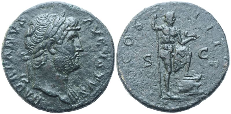 Hadrian (117-138), Sestertius, Rome, Ad 125-127; (24,67 G; 33 MM; 6 H)
