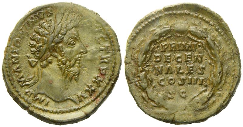 Marcus Aurelius (161-180), Sestertius, Rome, Ad 170-171; Æ (g 24,77; MM 33)