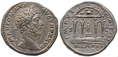 Marcus Aurelius (161–180), Sestertius, Roma (172–173), bronzo (Æ)