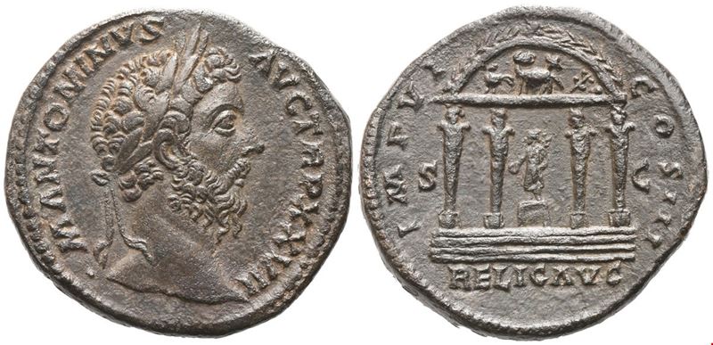 Marcus Aurelius (161–180), Sestertius, Roma (172–173), bronzo (Æ)
