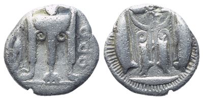 Bruttium, Kroton C. 480-430 Bc, 1/3 Stater Or Drachm; Ar (2,44 G; 15,3 MM; 12 H)