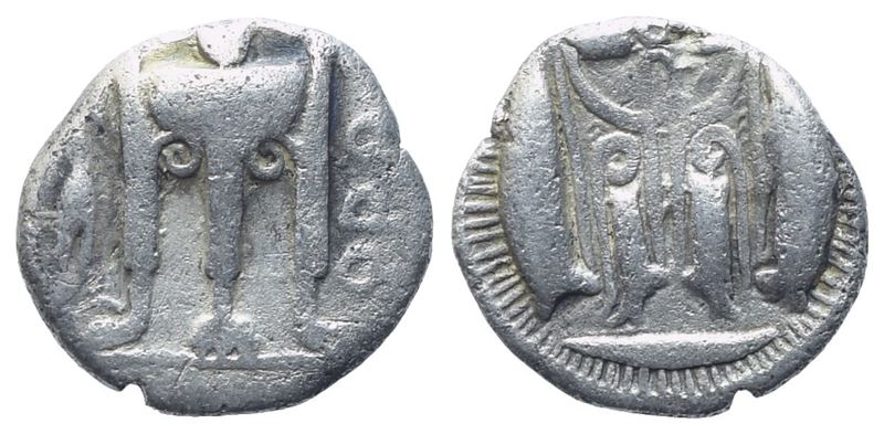 Bruttium, Kroton C. 480-430 Bc, 1/3 Stater Or Drachm; Ar (2,44 G; 15,3 MM; 12 H)