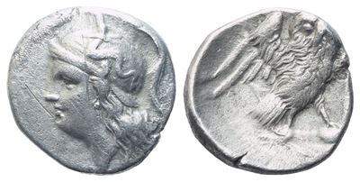 Calabria, Tarentum (C. 280-272 Bc), Drachm; Ar (3,01 G; 16 MM; 6 H)