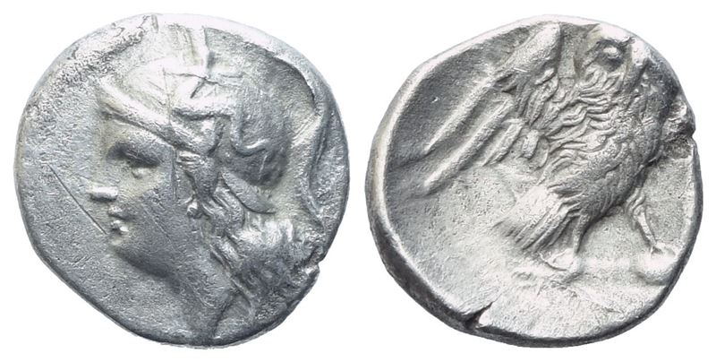 Calabria, Tarentum (C. 280-272 Bc), Drachm; Ar (3,01 G; 16 MM; 6 H)