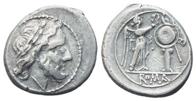 Anonymous, Victoriatus, Puteoli (?), 214-211 Bc; Ar (3,07 G, 18 MM; 12 H)