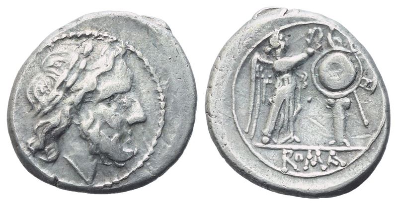 Anonymous, Victoriatus, Puteoli (?), 214-211 Bc; Ar (3,07 G, 18 MM; 12 H)