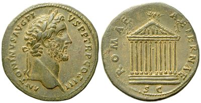 Antoninus Pius (138-161), Sestertius, Rome, Ad 140-144; Æ (g 26,57; MM 34)