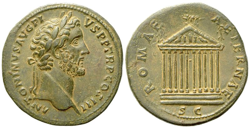 Antoninus Pius (138-161), Sestertius, Rome, Ad 140-144; Æ (g 26,57; MM 34)