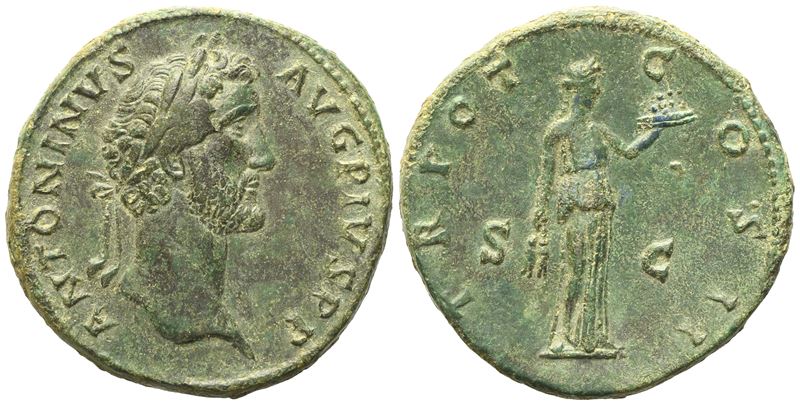 Antoninus Pius (138-161), Sestertius, Rome, Ad 139; Æ (g 27,97; MM 33)
