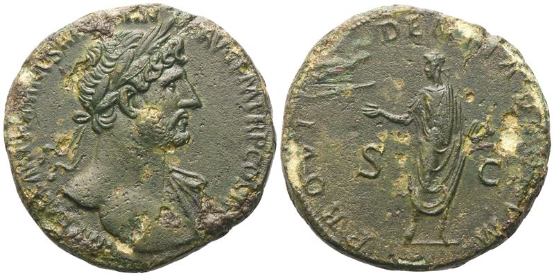 Hadrian (117–138), Sesterzio (Sestertius), Roma, 119–120