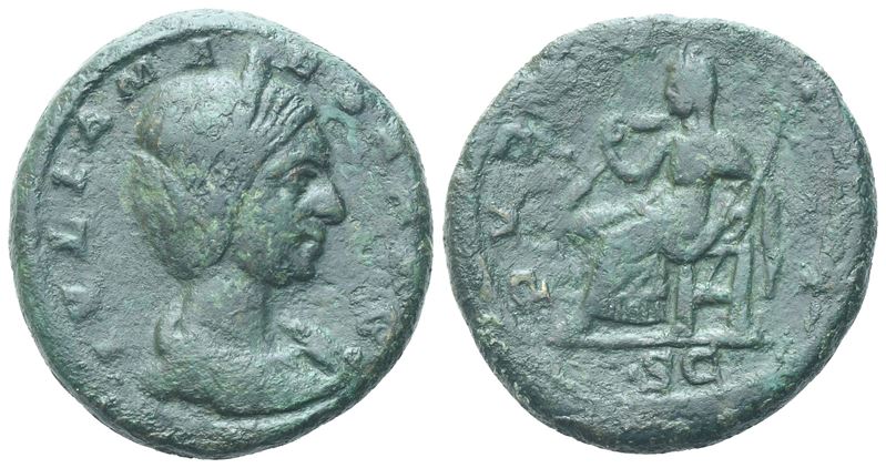 Julia Maesa, As struck under Elagabal, Roma, 218-222 d.C. (Æ, 11,09 g)