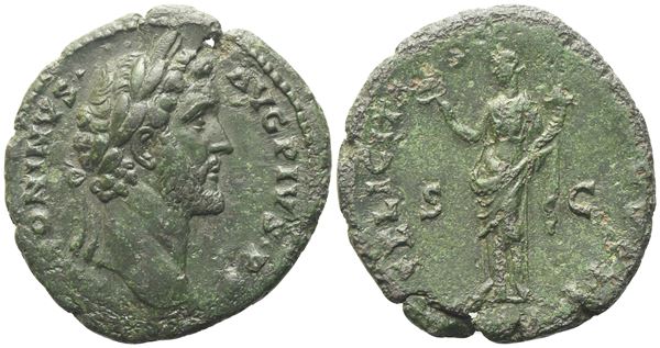 Antoninus Pius (138-161), As, Rome, 154-155; Æ (8,39 g; 28 mm; 5 h)