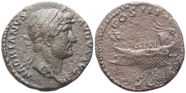 Hadrian (117-138), As, Rome, 124-128; Æ (11,96 g; 25,5 mm; 4 h)