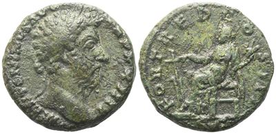 Marcus Aurelius, As romano con Fortuna, Roma 169-170