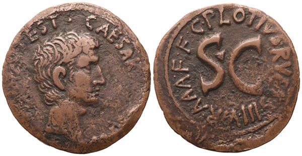 Augustus (27 BC-14 AD), As, Rome, 15 BC; Æ (10,13 g; 26 mm; 2 h)