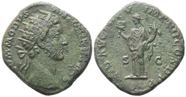 Commodus (177-192), Dupondius, Rome, 180; Æ (9,36 g; 24,5 mm; 6 h)