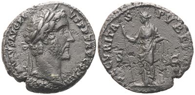 Antoninus Pius, As romano, Roma, 145-161 d.C.
