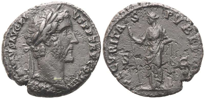 Antoninus Pius, As romano, Roma, 145-161 d.C.