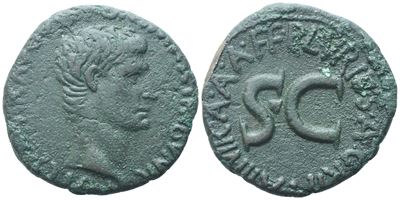 Augustus (27 a.C.–14 d.C.), As di Roma, 7 a.C. circa