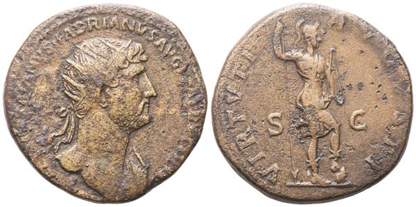 Hadrian (117-138), Dupondius, Rome, 119-120; Æ (13,36 g; 16,6 mm; 6 h) 