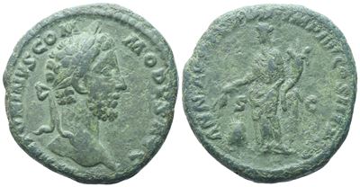 Commodus (177-192), Sesterzio, Roma, 181-182