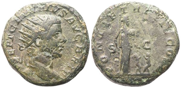 Geta (209-211), Dupondius, Rome, 211; Æ (13,68 g; 24 mm; 12 h)