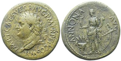 Titus (79-81), Sestertius, Rome, 81-82; Æ (24,63 G; 34 MM; 6 H)