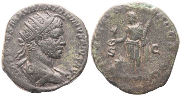 Elagabal (218-222), Dupondius, Rome, 221; Æ (9,78 g; 24,7 mm; 12 h)