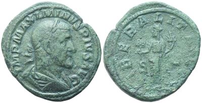 Massimino I (235-238), Sestertius, Roma, 236