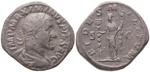 Maximinus I (235-238), Sestertius, Rome, 235-236; Æ (24,76 g; 32 mm; 12 h)