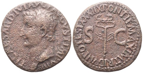 Tiberius (14-37), As, Rome, 36-37; Æ (9,63 g; 27 mm; 1 h)