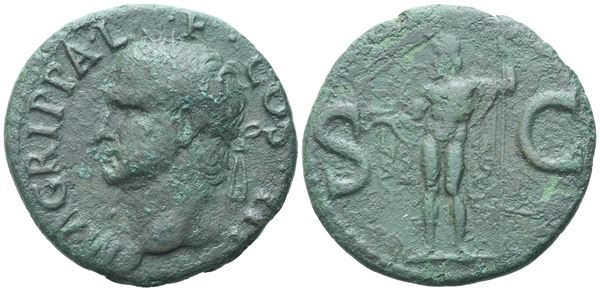 Agrippa (died 12 BC), As struck under Gaius (Caligula), Rome, 37-41; Æ (10,34 g; 27,2 mm; 6 h)
