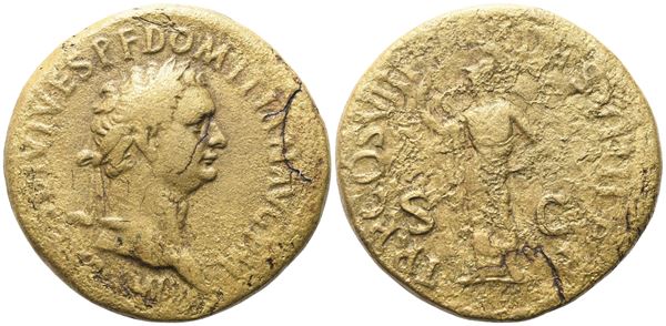 Domitian (81-96), Sestertius, Rome, 82; Æ (25 g; 34 mm; 6 h)