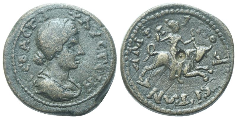 Faustina II, Bronzo coniato sotto Antonino Pio o Marco Aurelio, Macedon, Anfipoli (147-175), Æ