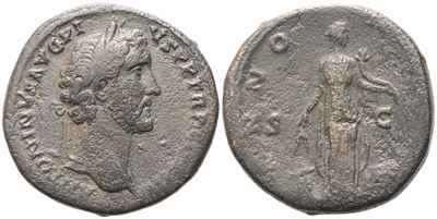 Antoninus Pius (138–161), Sestertius, Roma (140–144), bronzo Æ