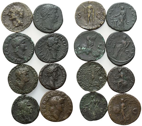 Lot of 8 Roman Imperial Æ coins