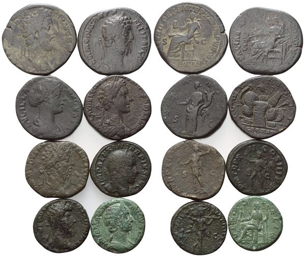 Lot of 8 Roman Imperial Æ coins