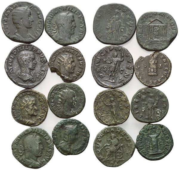 Lot of 8 Roman Imperial Æ coins