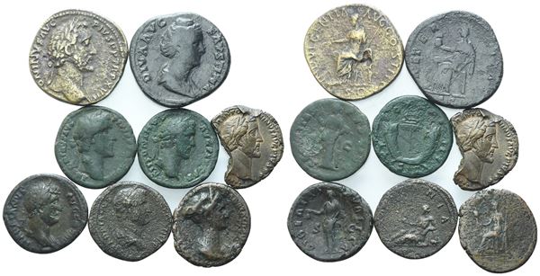 Lot of 8 Roman Imperial Æ coins
