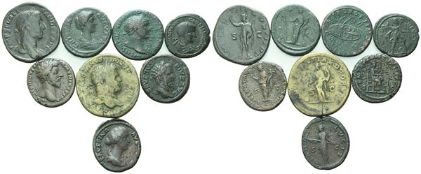 Lot of 8 Roman Imperial Æ coins