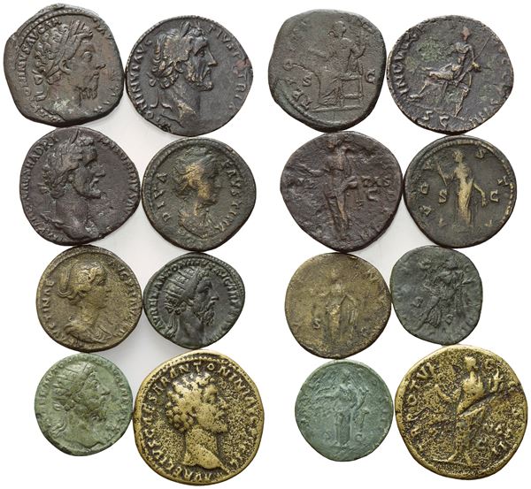 Lot of 8 Roman Imperial Æ coins