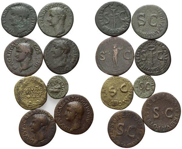 Lot of 8 Roman Imperial Æ coins