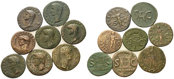 Lot of 8 Roman Imperial Æ coins