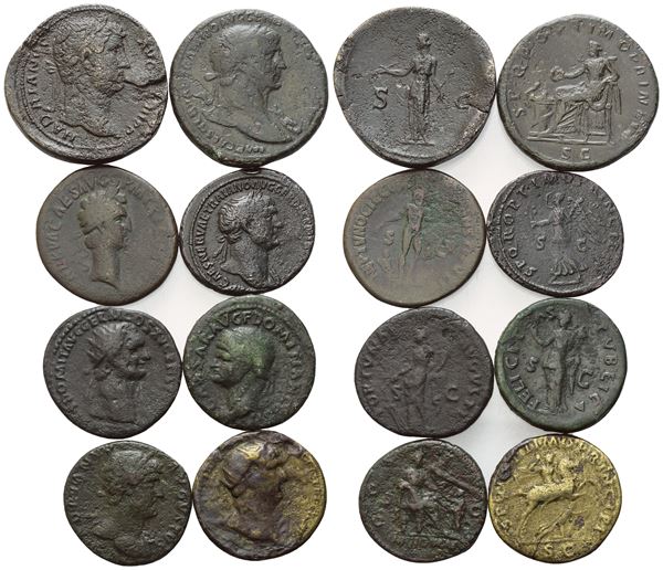 Lot of 8 Roman Imperial Æ coins