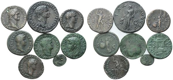 Lot of 8 Roman Imperial Æ coins