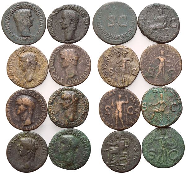 Lot of 8 Roman Imperial Æ coins