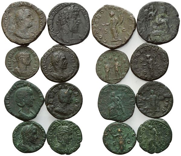 Lot of 8 Roman Imperial Æ coins