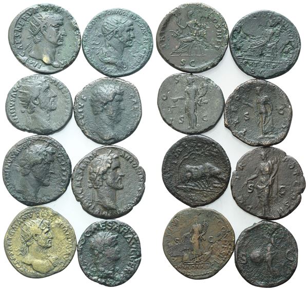 Lot of 8 Roman Imperial Æ coins