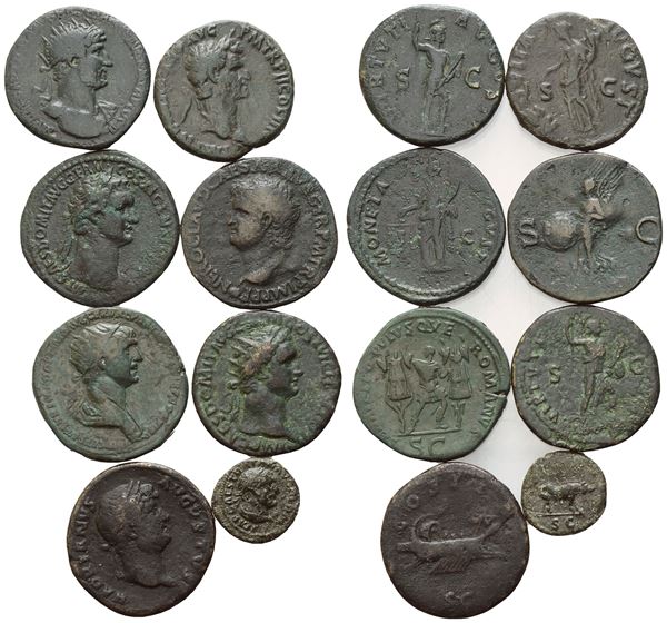 Lot of 8 Roman Imperial Æ coins