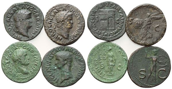 Lot of 4 Roman Imperial Æ coins